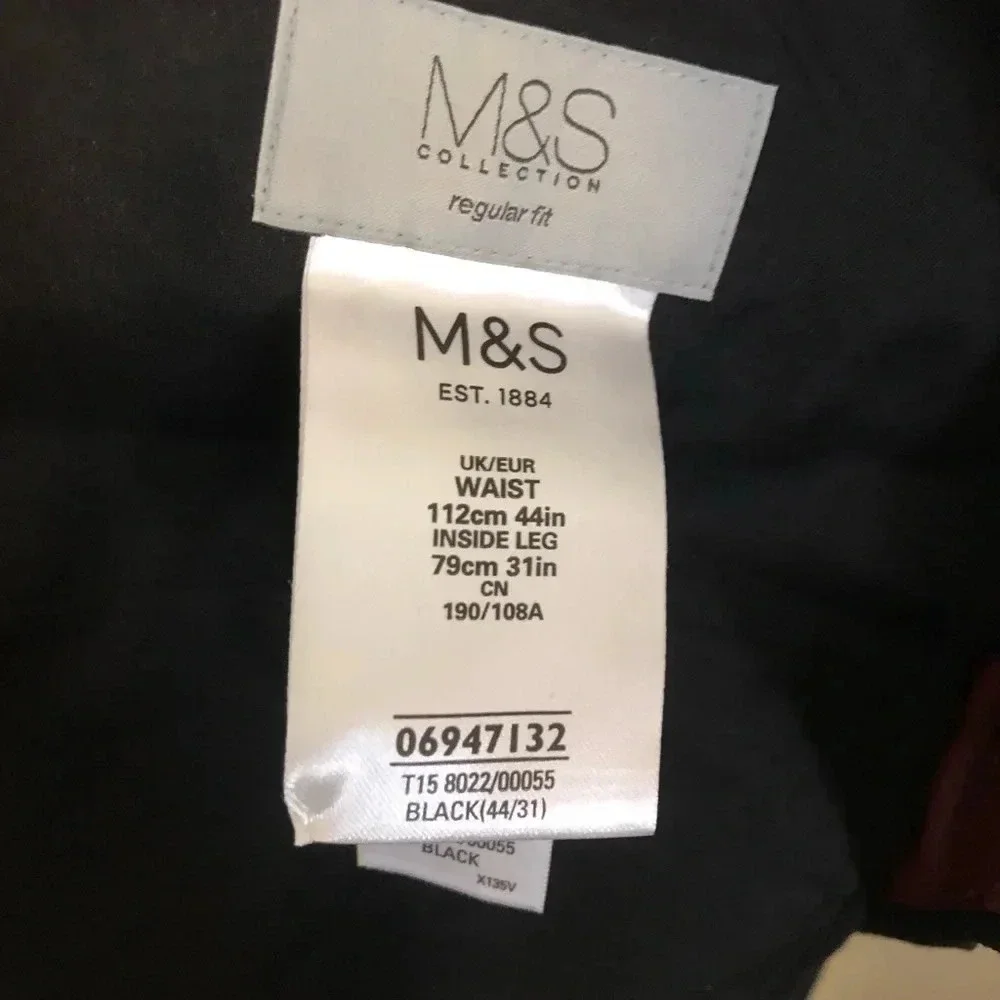 Tuxedo 🤵‍♂️ Black with burgundy lining. Stylish British M&S,